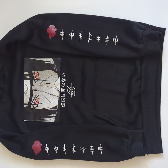 Naruto Cosplay Akatsuk Anime Uchiha Itachi Hoodie Medium - Picture 4 of 5